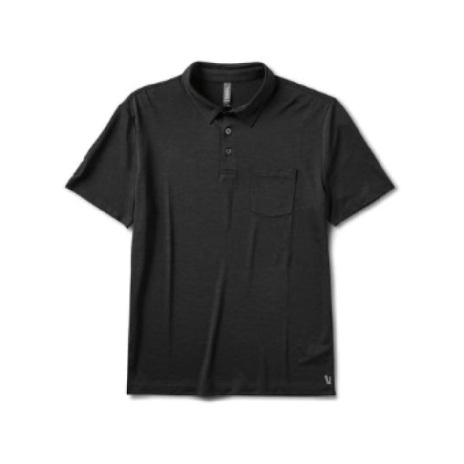 Men's Black Vuori Polo