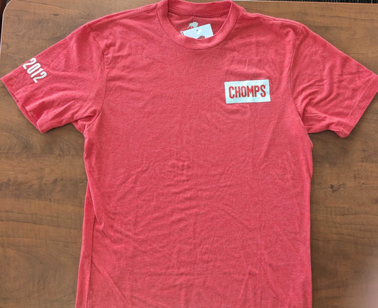 Chomps Red T-Shirt (Est 2012)