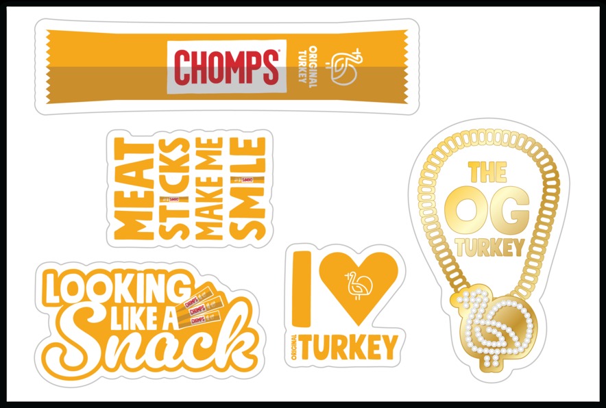 Chomps Stickers