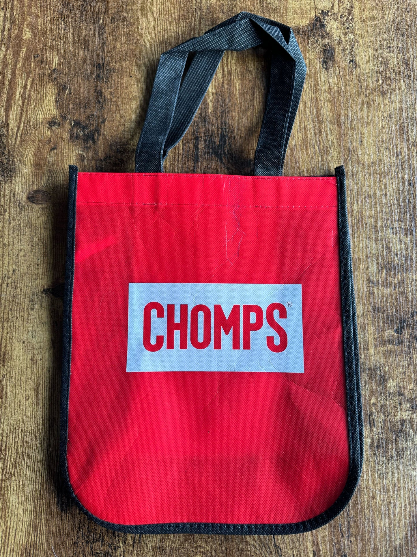 Tote Red Blk Handle