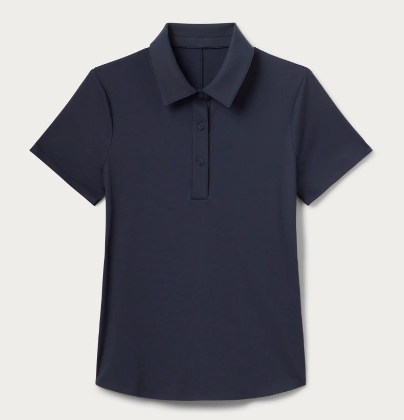 Women's Black Rhone Polo