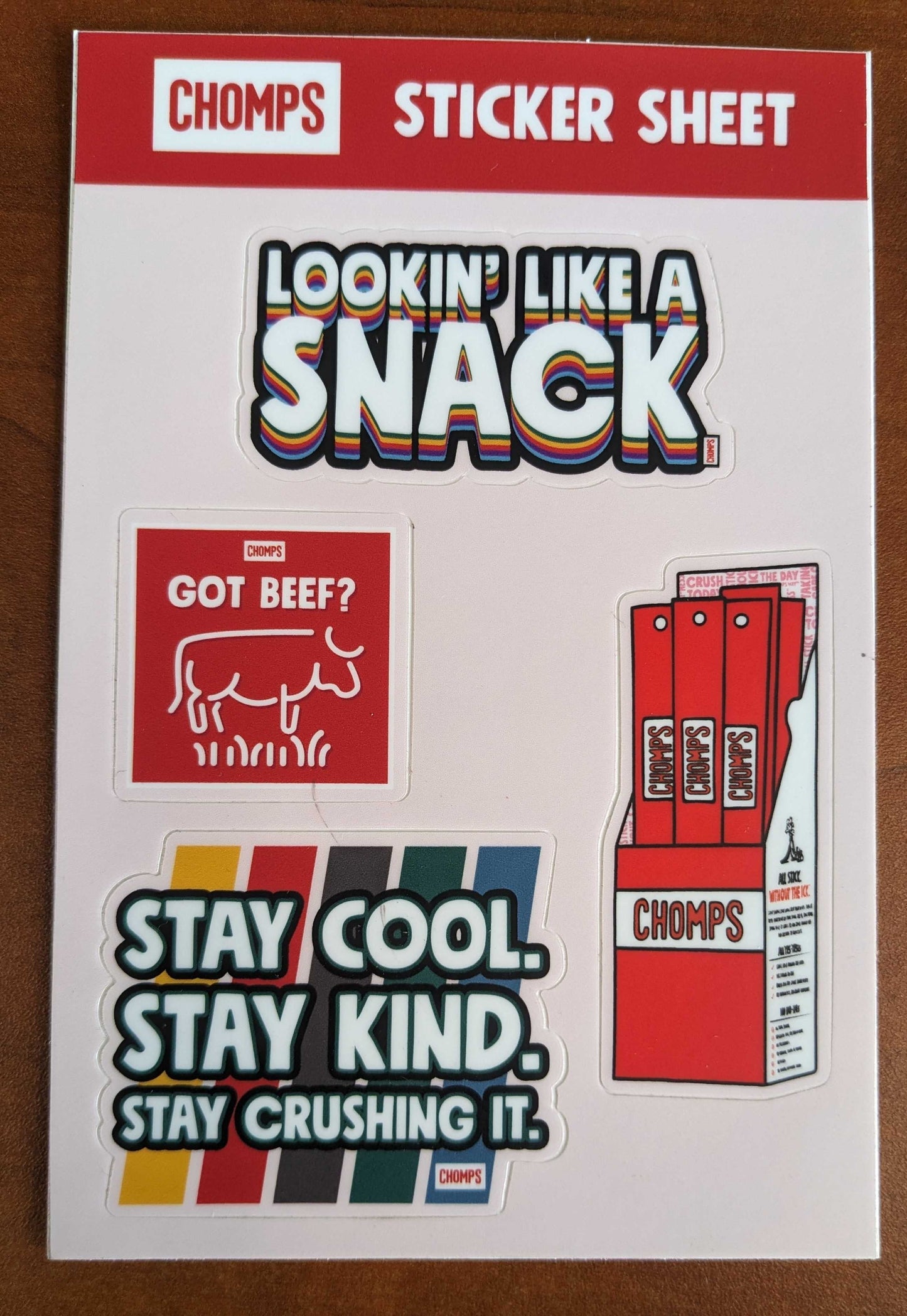 Chomps Stickers