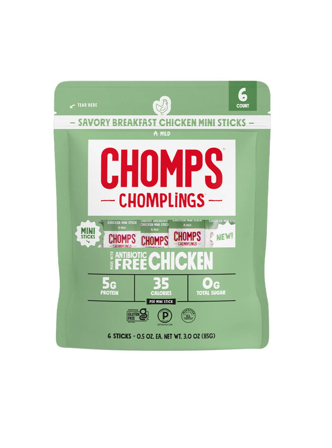 6 ct. Savory Breakfast Chicken Chomplings