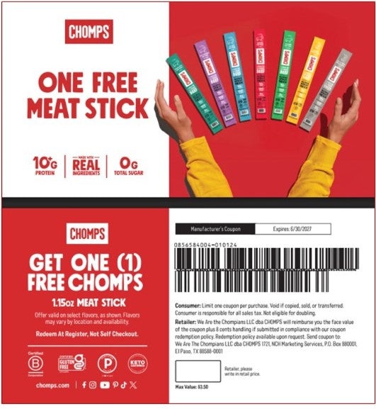 Chomps 26/27 Coupon Bundles