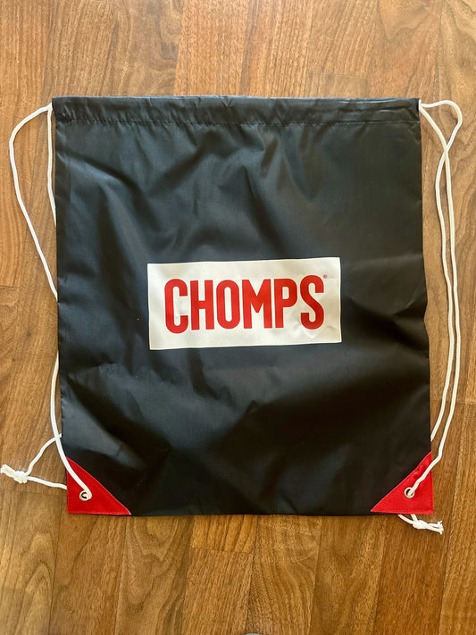 Chomps Drawstring Backpack - Black/Red - Field Team