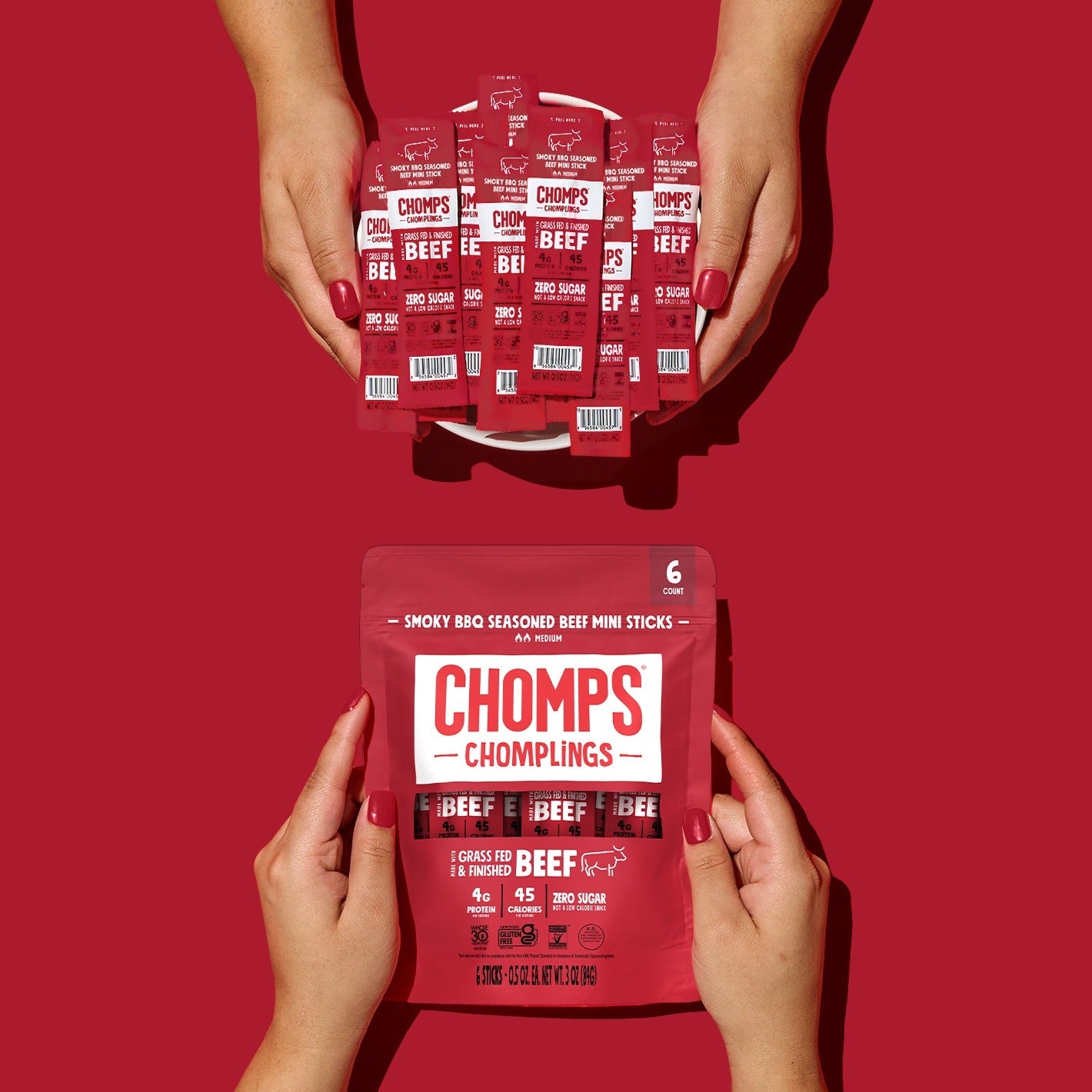 6 ct. Smoky BBQ Beef Chomplings