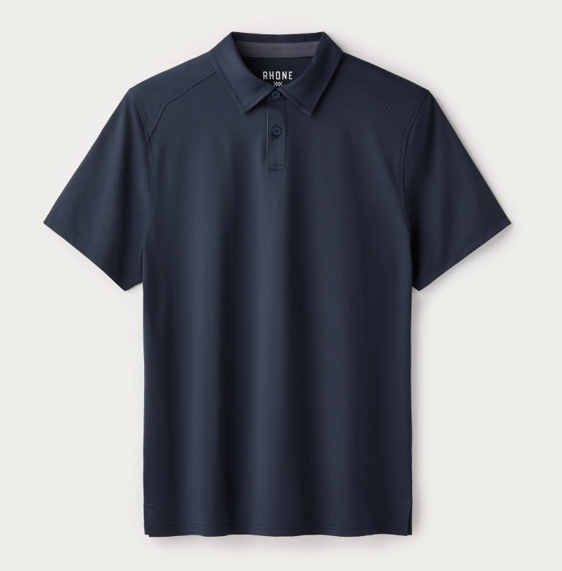 Men's Black Rhone Polo
