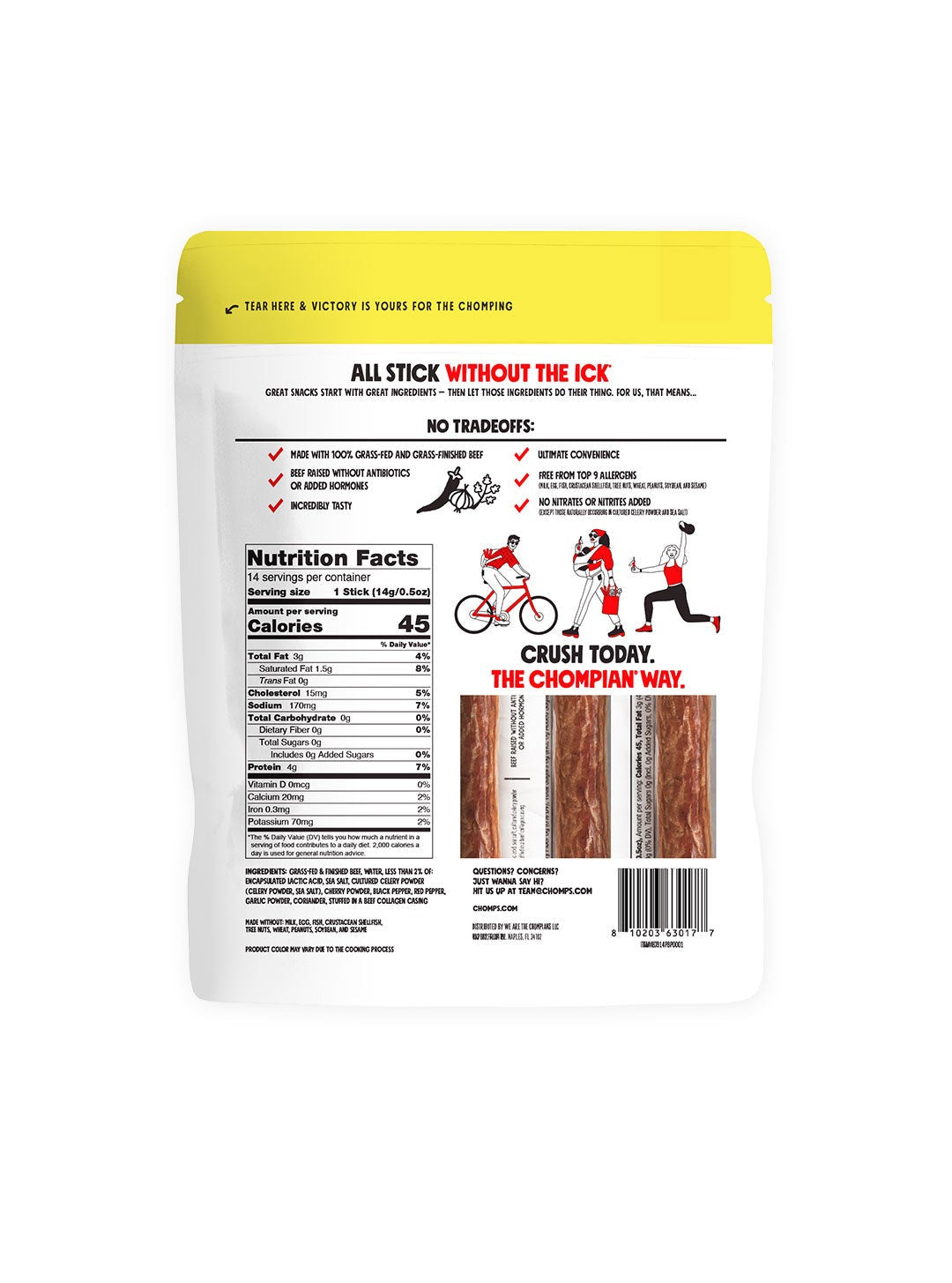 14 ct. Original Beef Chomplings School Pack